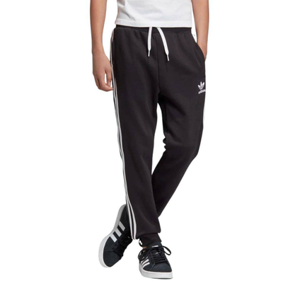 Adidas trefoil 3-stripes junior pants, Black / White, medium