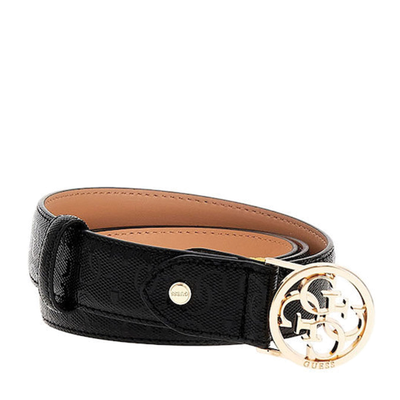 Guess γυναικεία ζώνη, Black Logo, medium