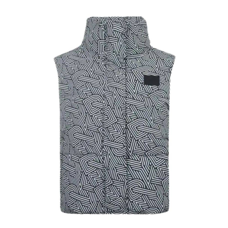 Crop puffy vest-null