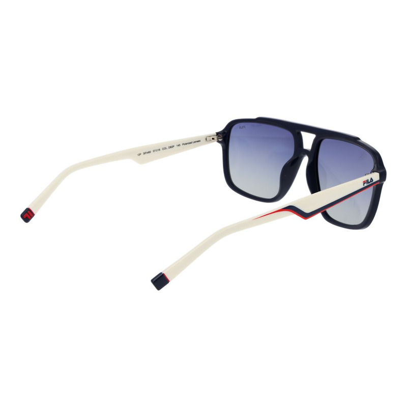 Blue plastic sunglasses-null