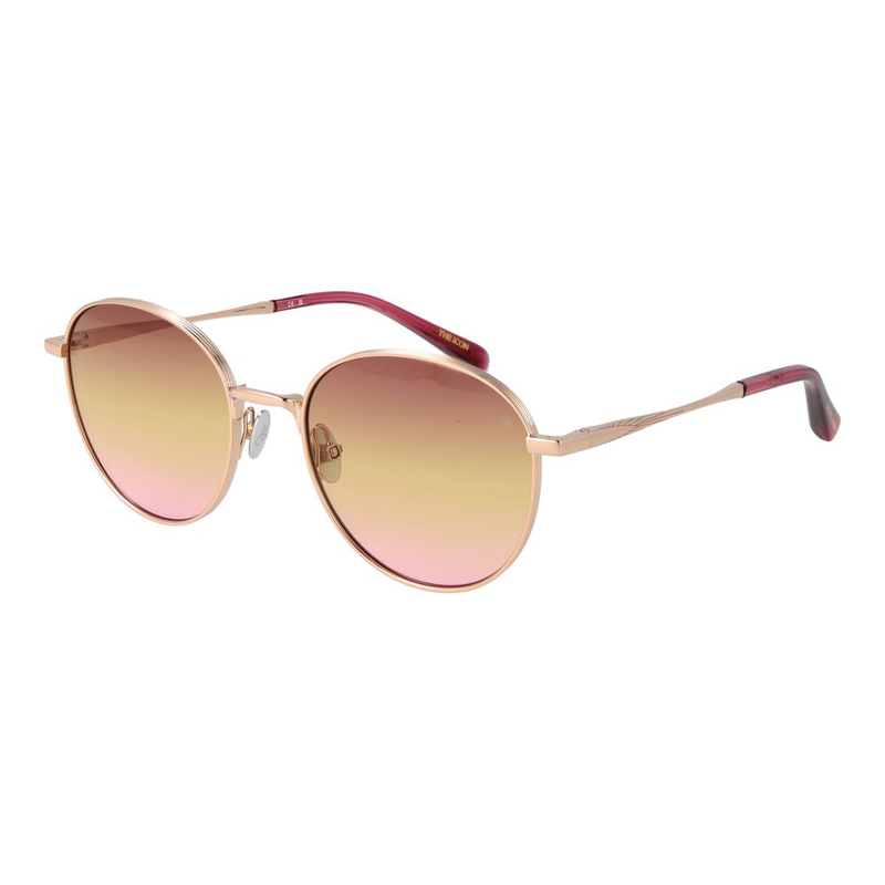 Rose gold metal sunglasses-null