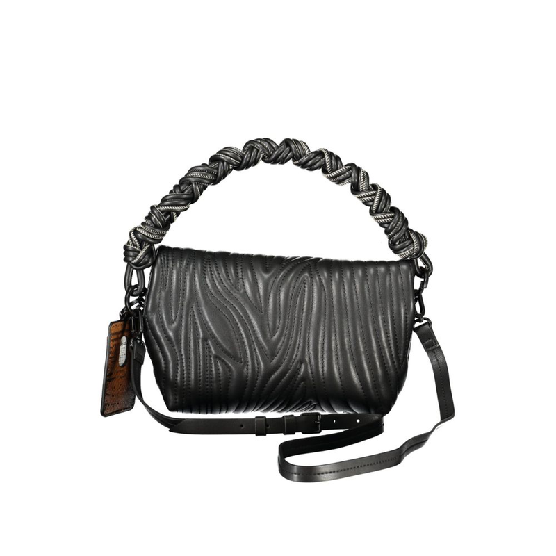 Ecru polyurethane women's handbag-null