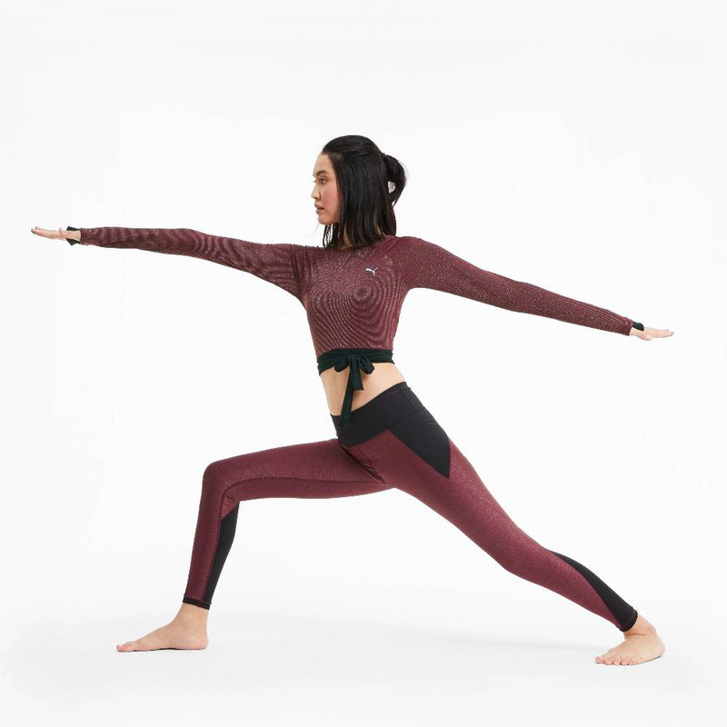 Studio metallic long sleeve top image number null