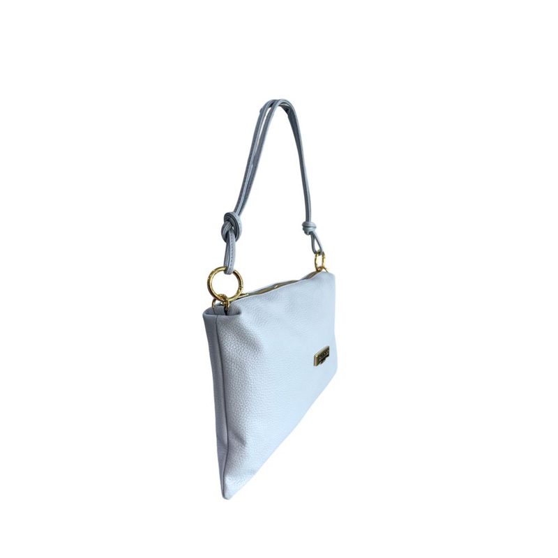 Blue leather women bag-null