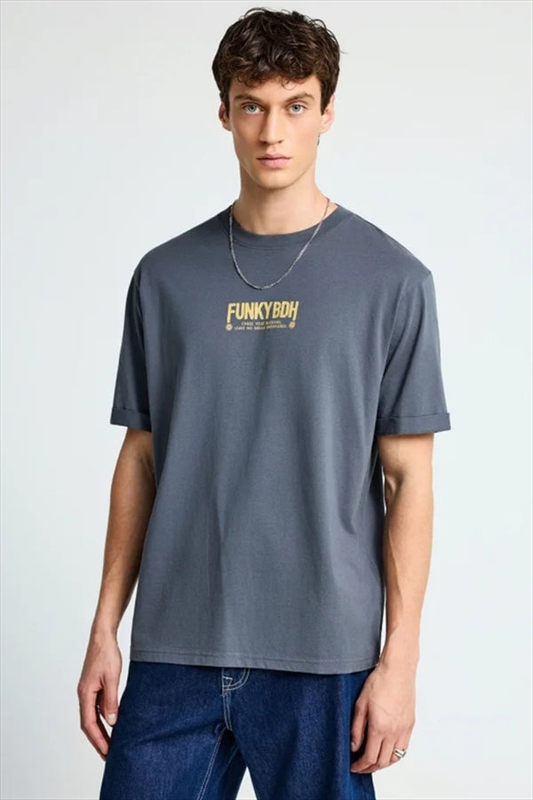 T-shirt km with print - funky buddha-null