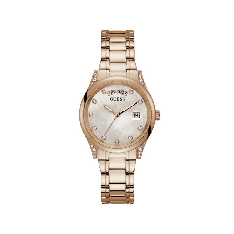 Multicolor stainless steel dress watch-null