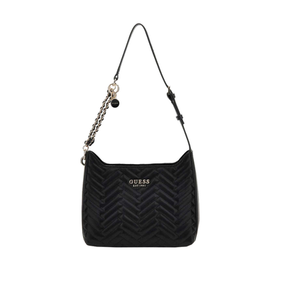 Guess γυναικεία τσάντα ώμου, Black Καπιτονε, medium