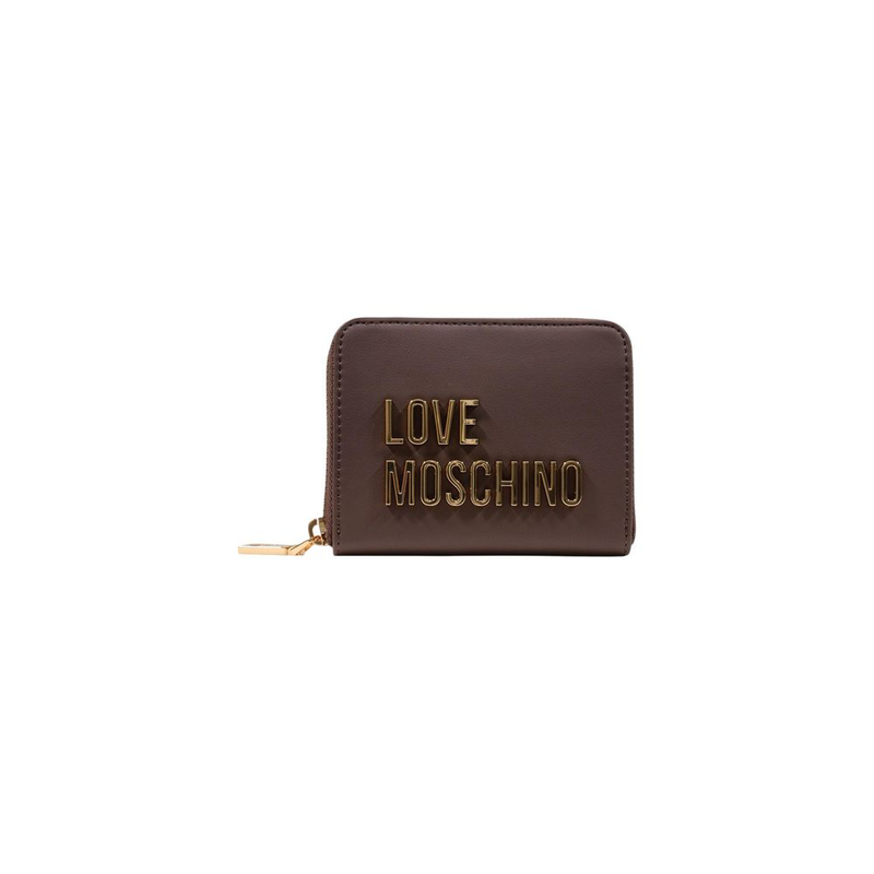 Brown polyethylene wallet-null