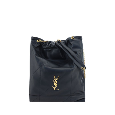 Black lamb ovis aries aries shoulder bag, Black, medium