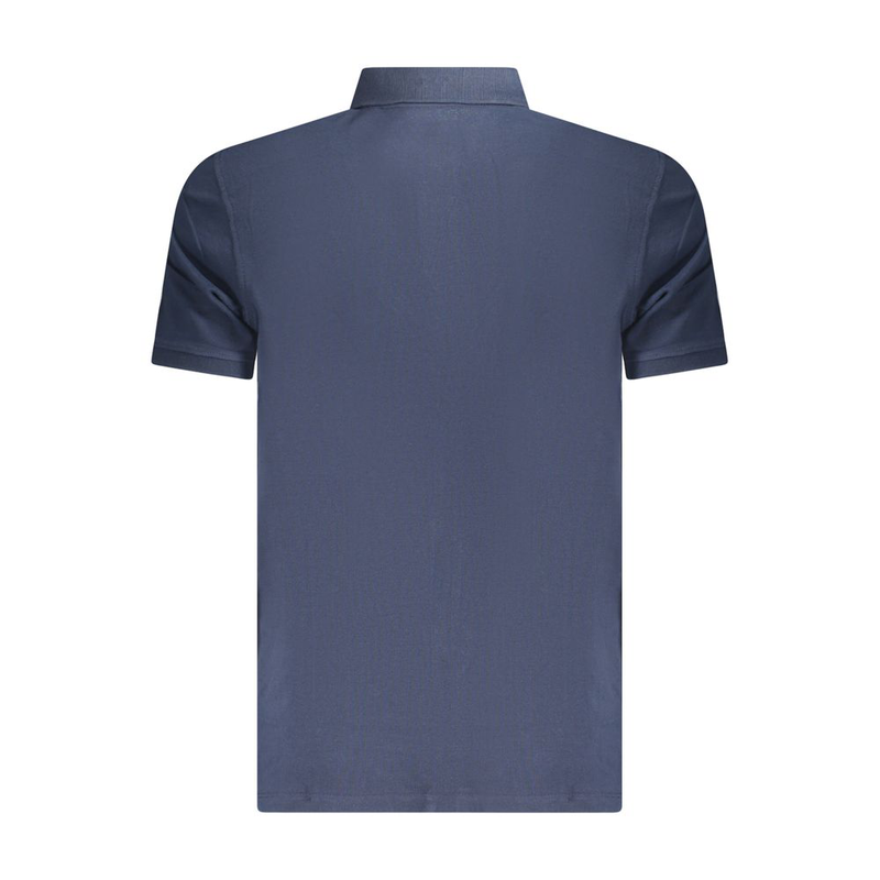 Blu cotton mens polo-null