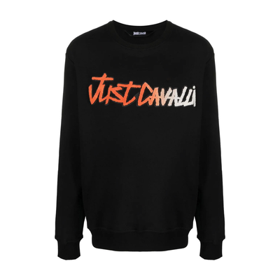 Just cavalli ανδρικό φούτερ, Black, medium
