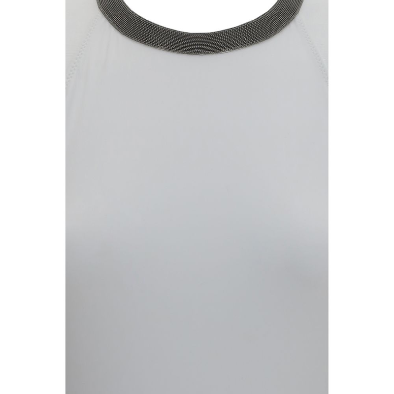White polyamide one-piece swimsuit-null