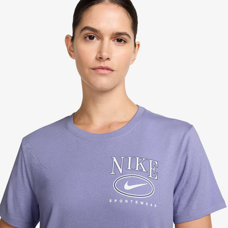 Nike sportswear womens club short sleeves t-shirt cc-null