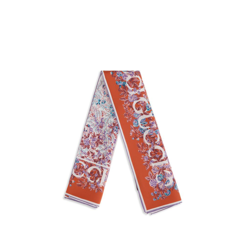 Multicolor silk scarf-null