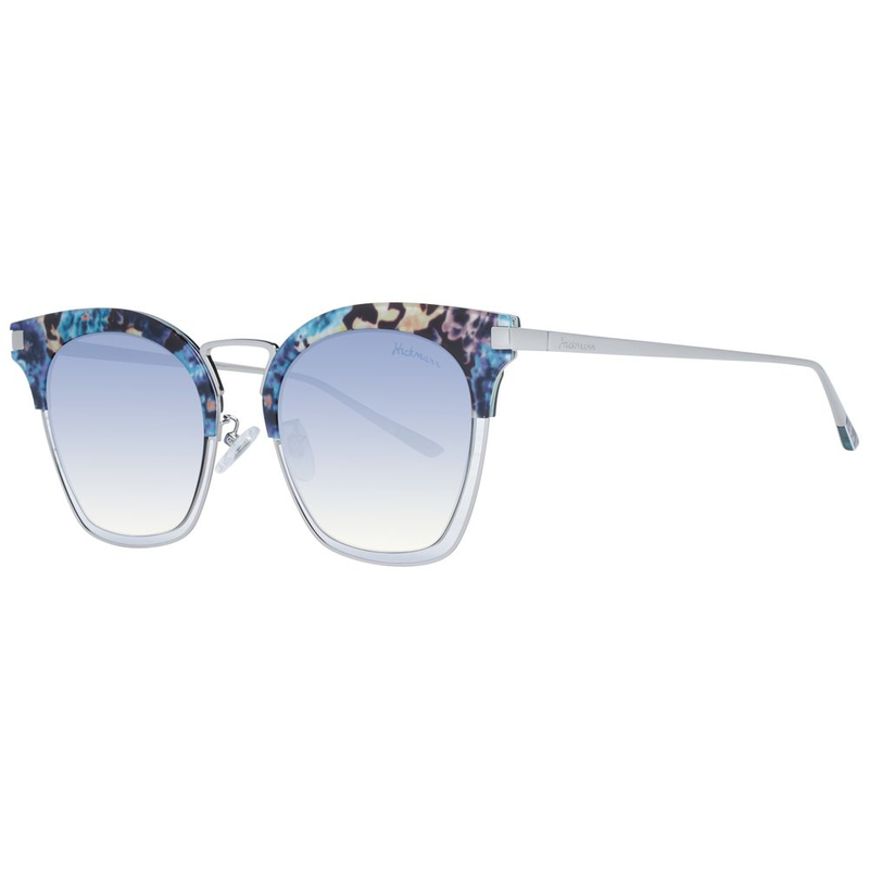Blue metal sunglasses-null