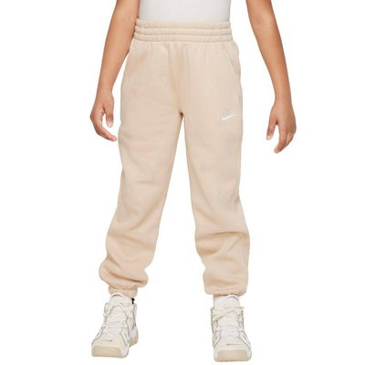 Girls nike sportswear club fleece loose pant, Sanddrift, medium