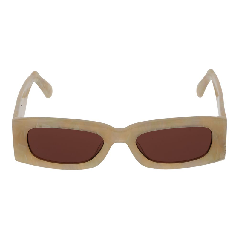 Beige plastic sunglasses-null