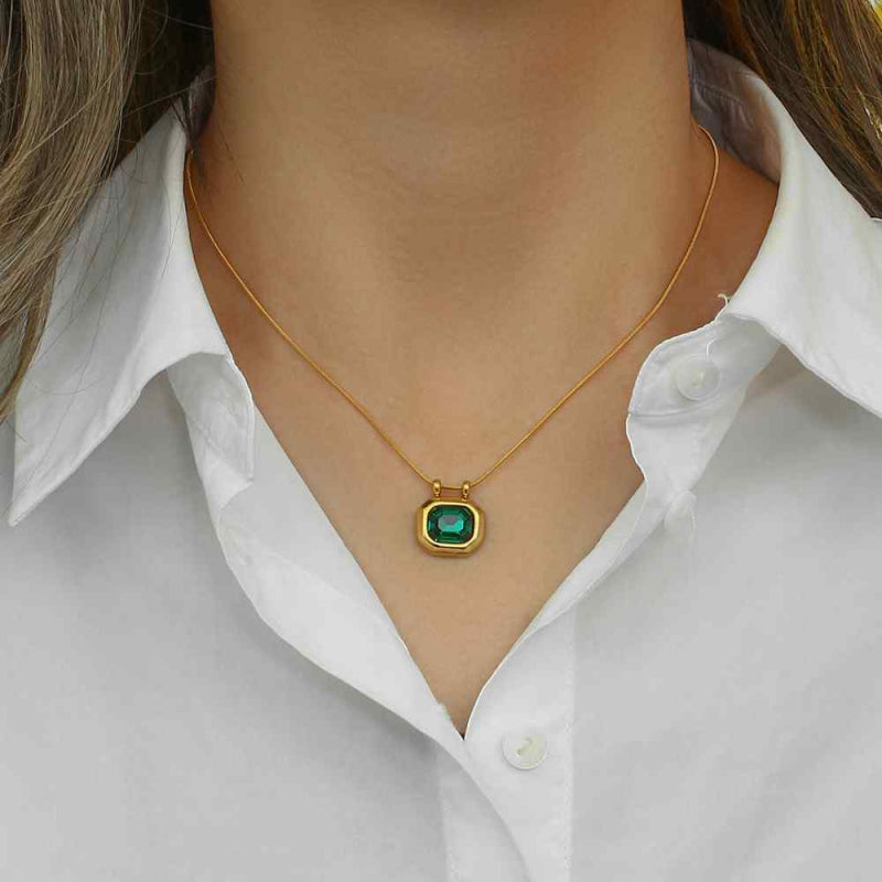 Product image: Zircon stone necklace-null