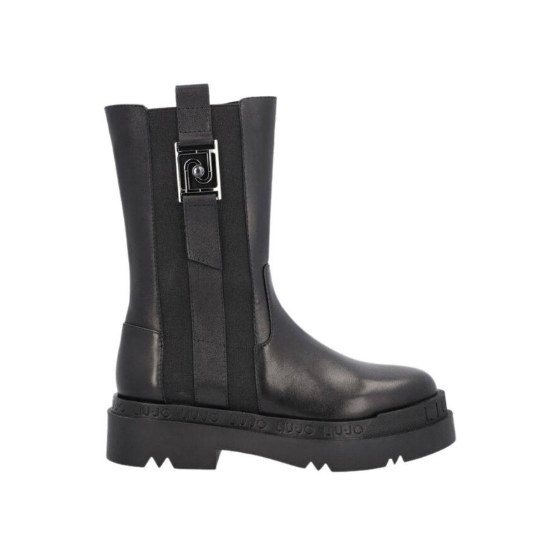 Liu Jo love 10 platform boots with logo image number null