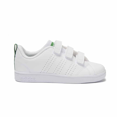 Neo vs advantage clean kids shoes, White / Green, medium