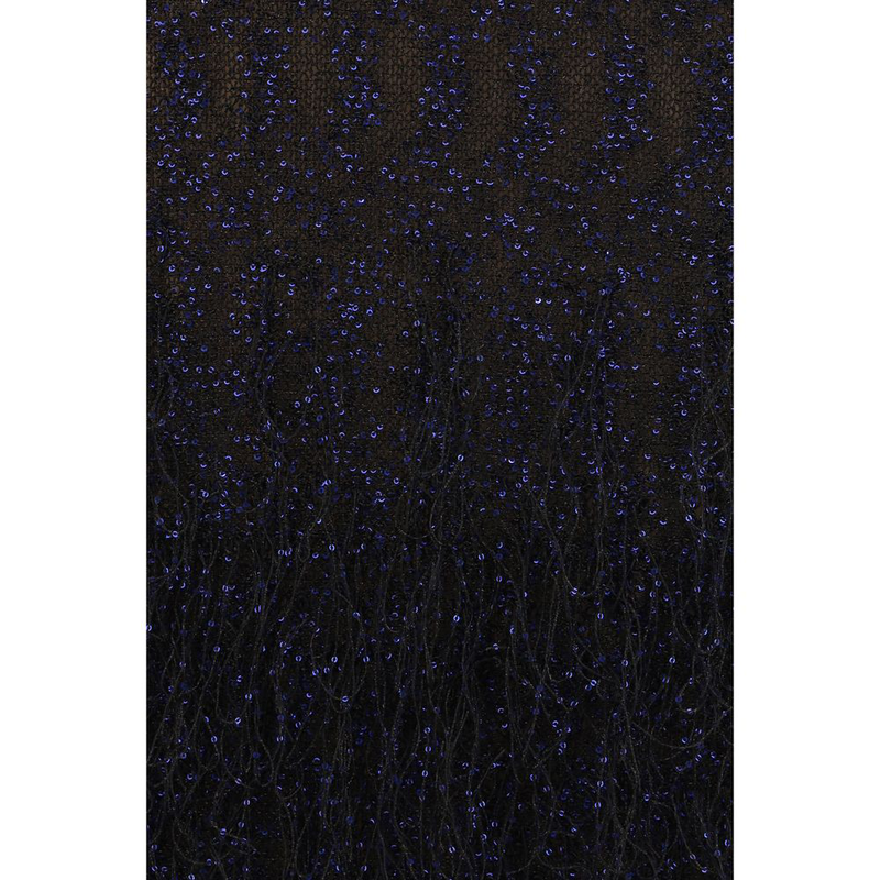 Blue polyamide cocktail dress-null