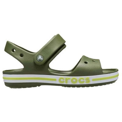 Crocs junior bayaband sandal, Army, medium