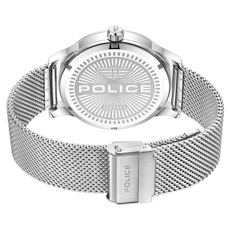 Gray stainless steel dress watch-null