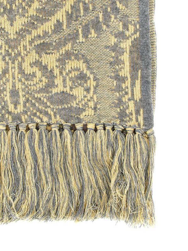 Multicolor wool scarf-null