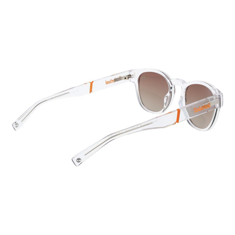 Transparent stainless steel sunglasses-null