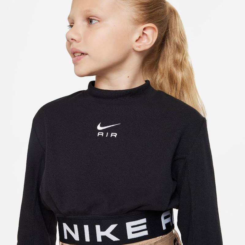 Nike girls Air ess long-sleeve mixed top-null