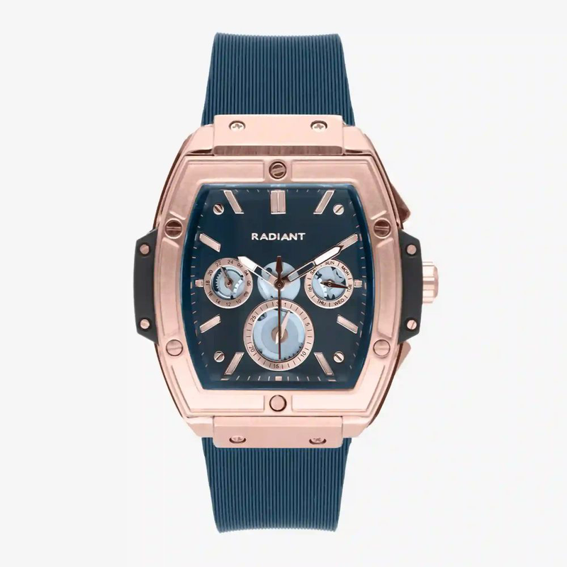 Blue synthetic dress watch-null