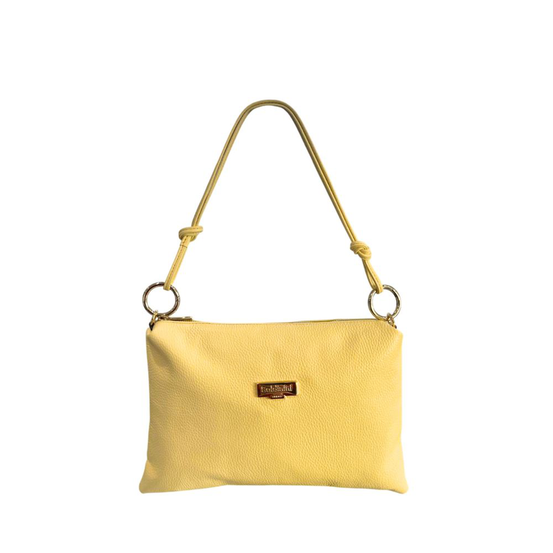 Yellow leather women bag-null