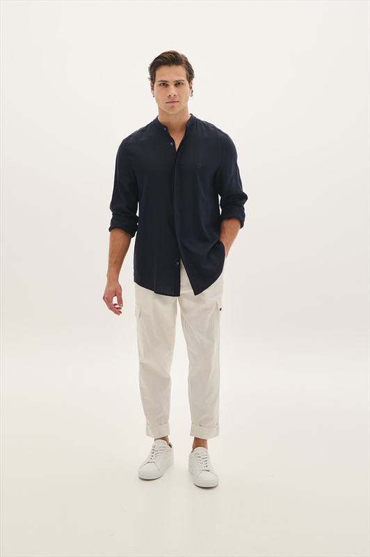 Pcoc proper linen shirt-null