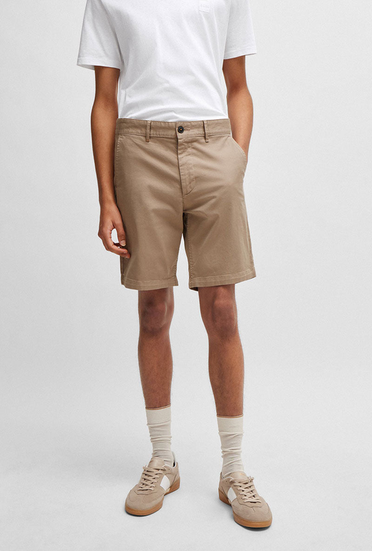 Boss chino slim shorts image number null