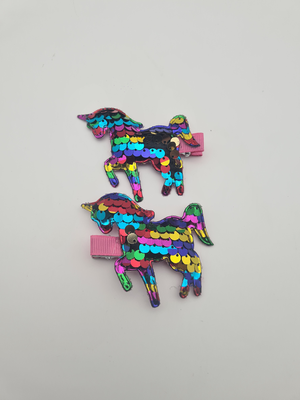 Children hair accessories unicorn