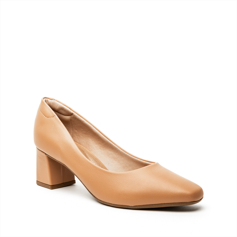 Beira rio med block heel pumps-null