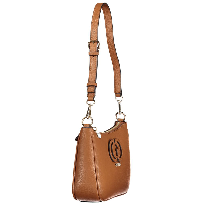Marrone poliuretano women handbag-null