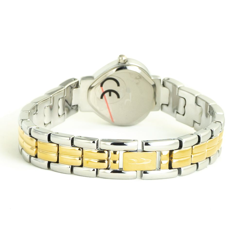 Silver stainless steel dress watch-null
