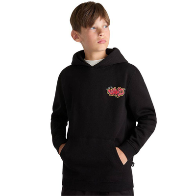 Vans boys tagged pullover, Black, medium