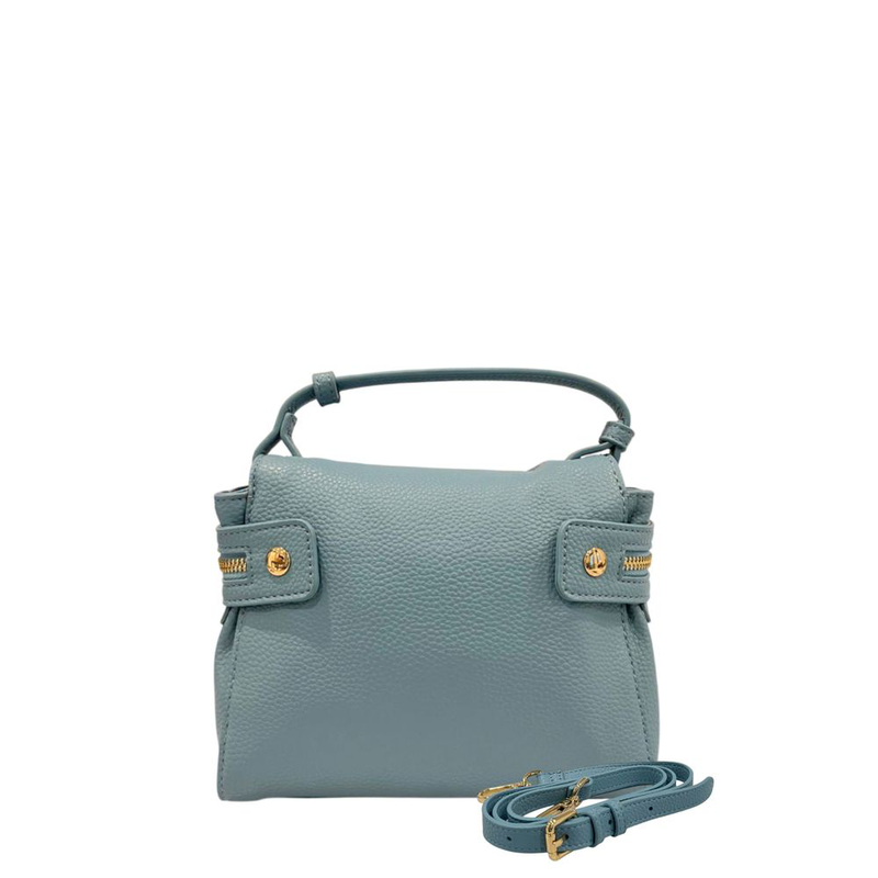 Blue pu women handbag-null