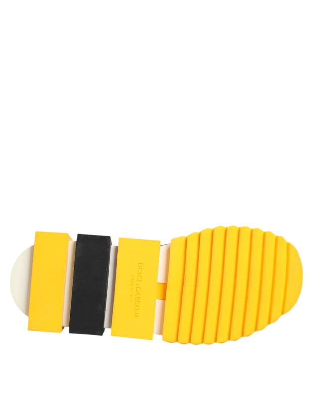 Yellow black sorrento socks sneakers shoes-null