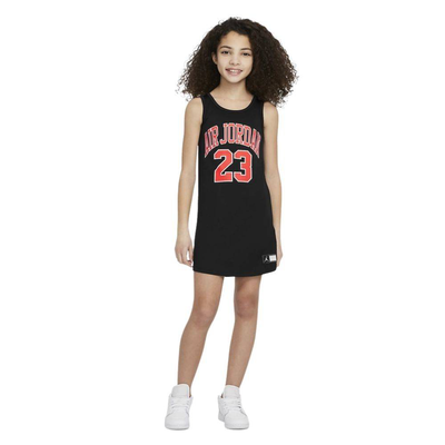 Nike jordan girls jersey dress, Black / Red, medium