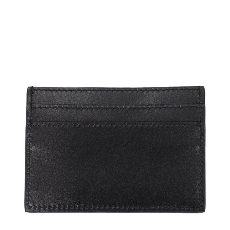 Black leather cardholder-null