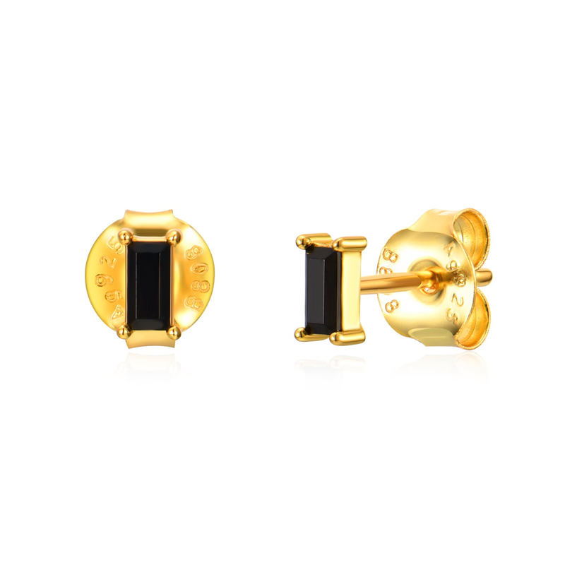 Stone zircon studs-null