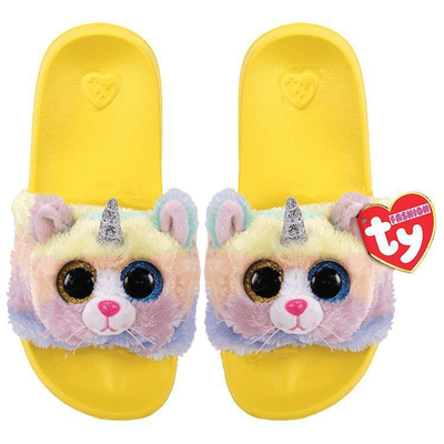 Ty fashion slide slippers heather cat - size 36-38