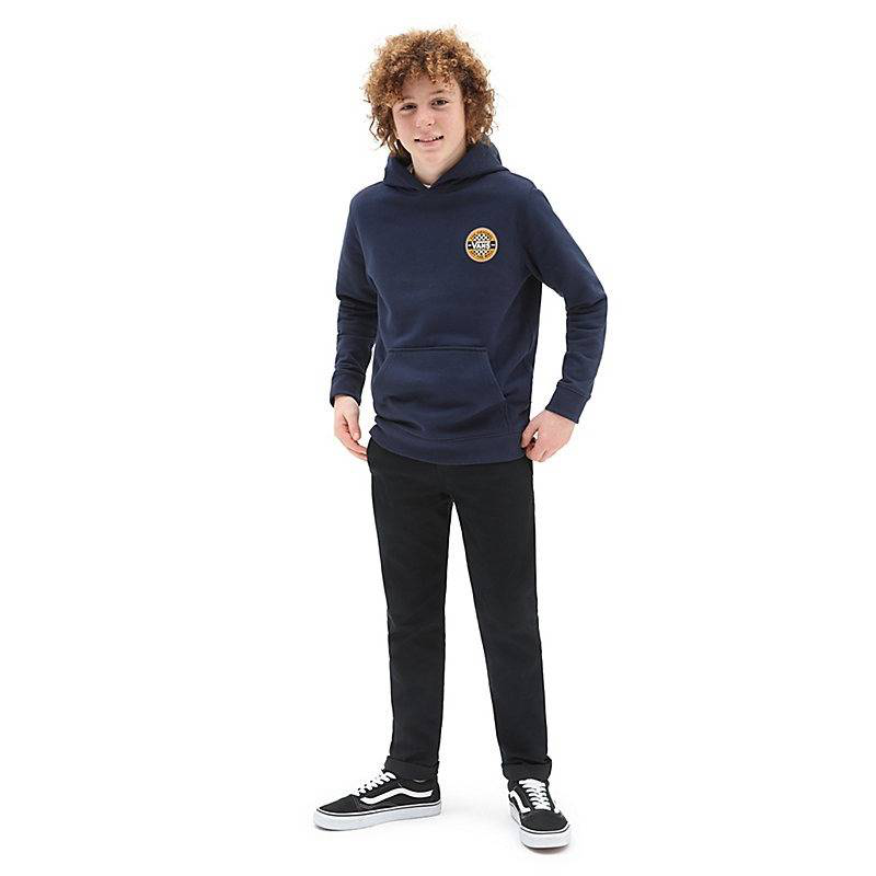 Boys circle checker pullover hoodie-null