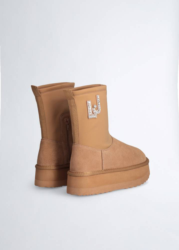 Product image: Jane 02 - warm ankle boots with bejewelled logo-null