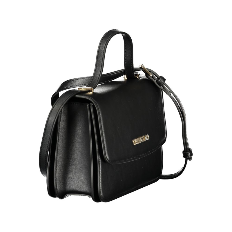 Nero poliuretano female shoulder bag-null