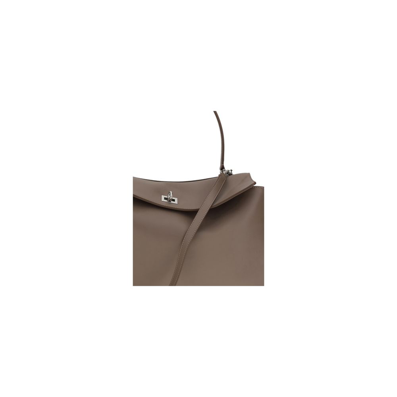 Gray calf leather bos taurus shoulder bag-null