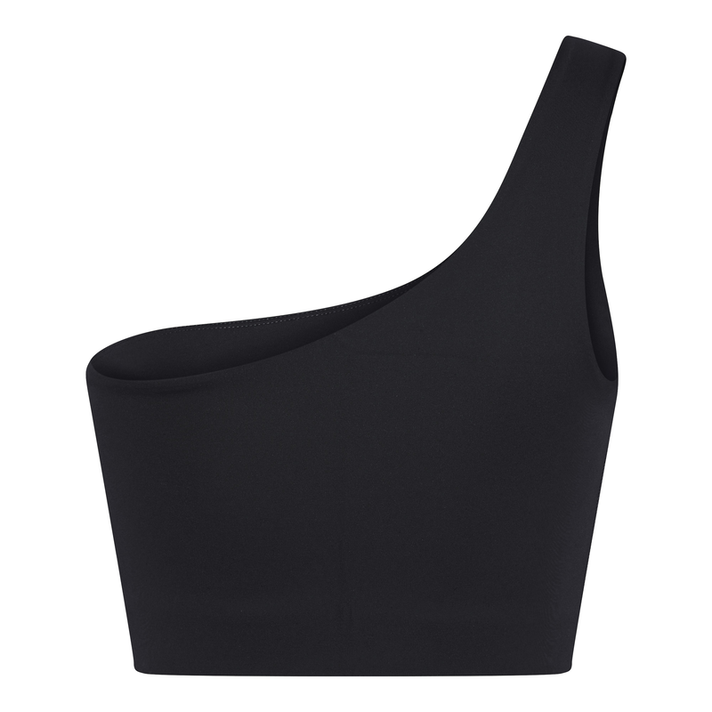 Product image: Girlfriend collective one shoulder bianca bra in black-null